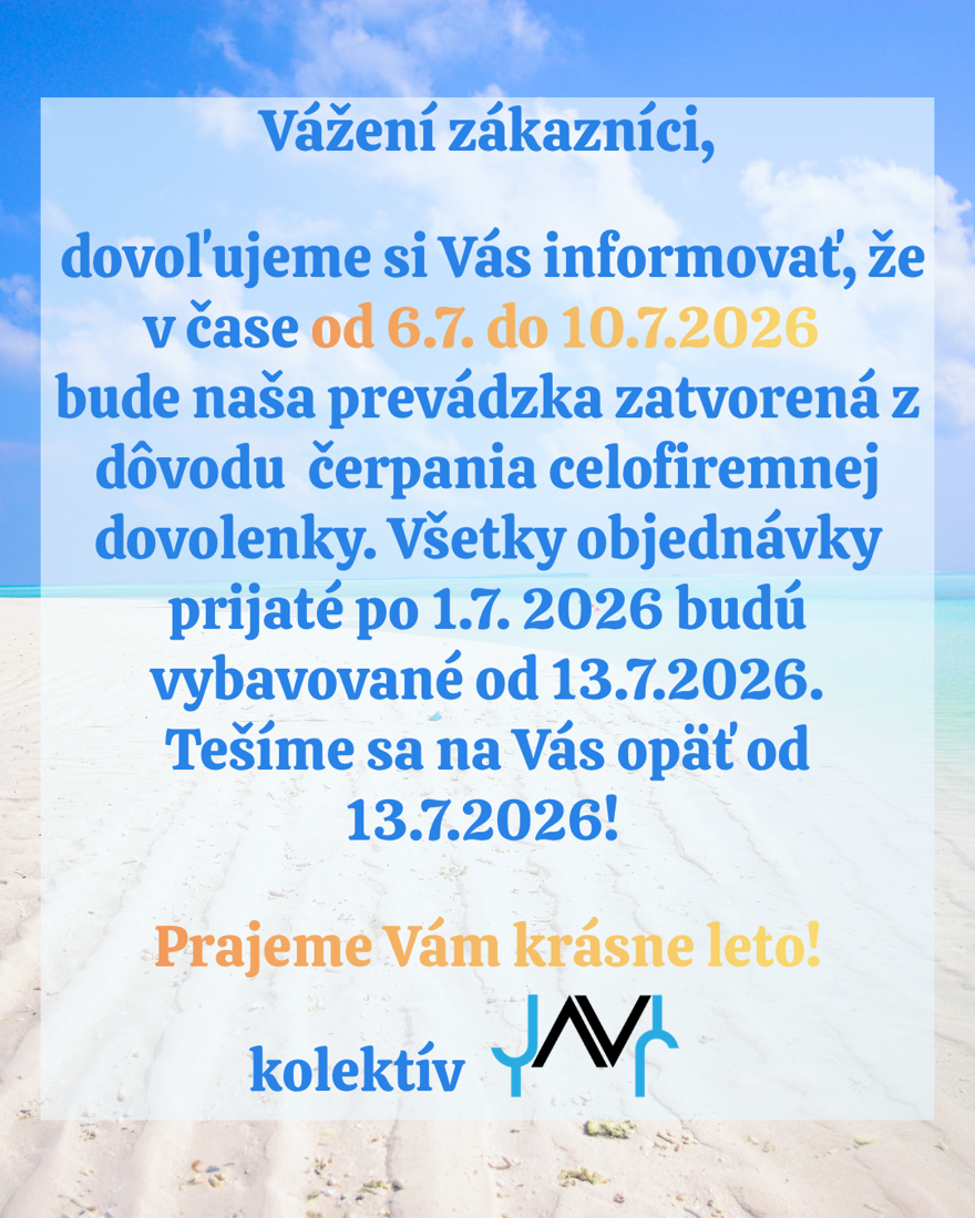 oznam letná dovolenka