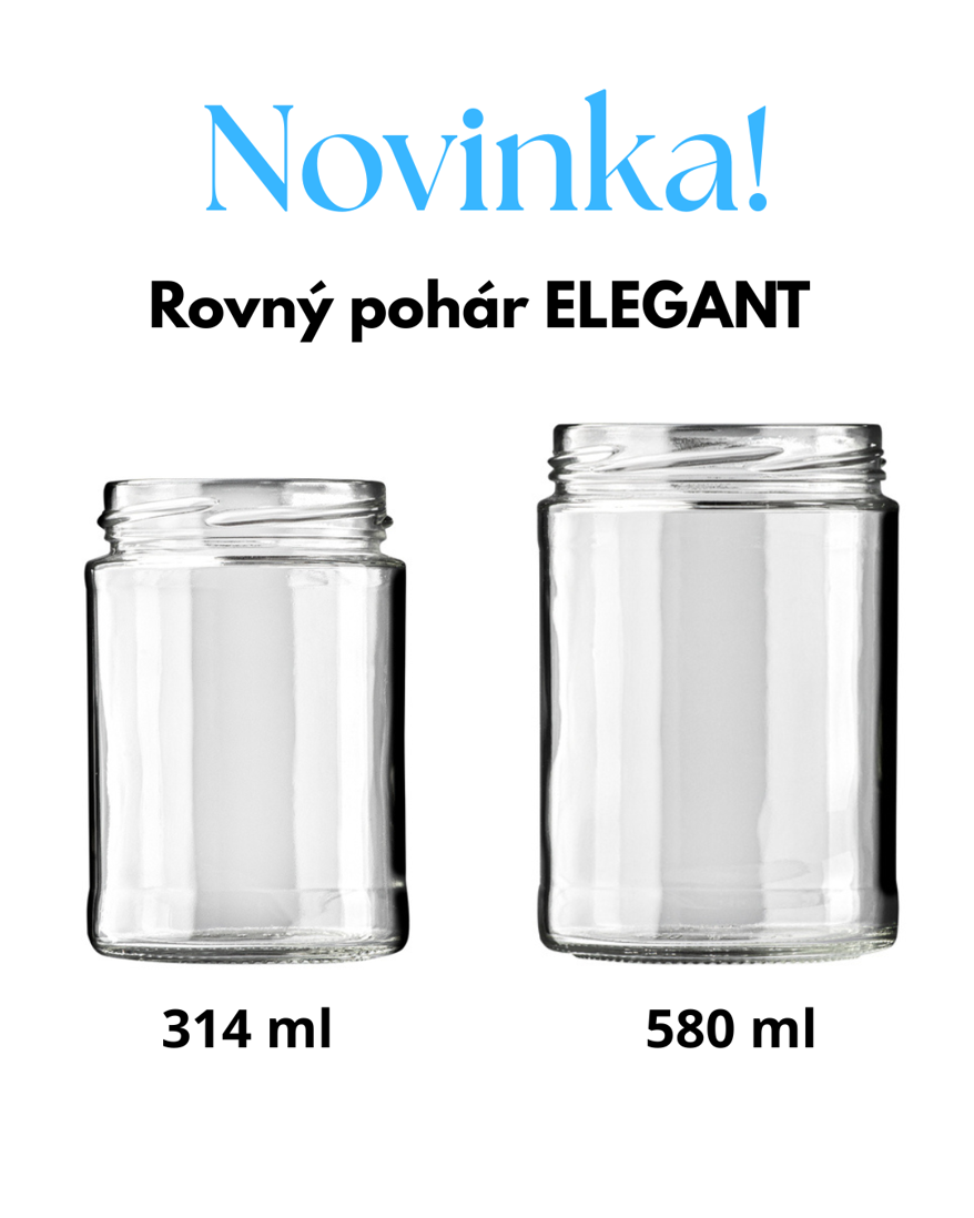 Novinka: Zoznámte sa s radom ELEGANT – Poháre, ktoré pristanú každej špajzi