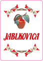 Samolepiaca etiketa Jablkovica - Kopaničiarsky štýl