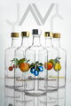 Fľaša GIN 0,7 L s obtiskom ovocia