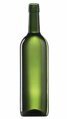 Fľaša Bordeaux 0,75 L oliva - šróbovacie
