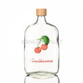 Fľaša Taschenflasche 0,5 L s obtlačou ovocia