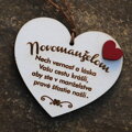 Srdiečko s venovaním - veľké