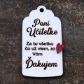 Plaketa pre pani učiteľku - tabuľka