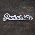 Plaketa pre pani učiteľku - nápis