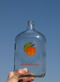 Fľaša Taschenflasche 1 L s obtlačou ovocia
