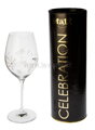 Pohár na víno Wine 470 ml, ľudový dekor