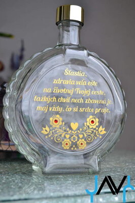 Dekorovaná fľaša