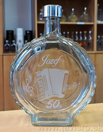 Dekorovaná fľaša na mieru
