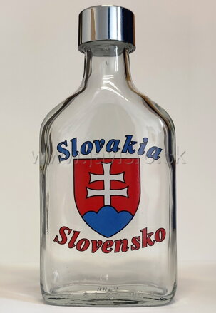 Fľaša Flask 0,2 L s obtiskom Slovensko/Slovakia 