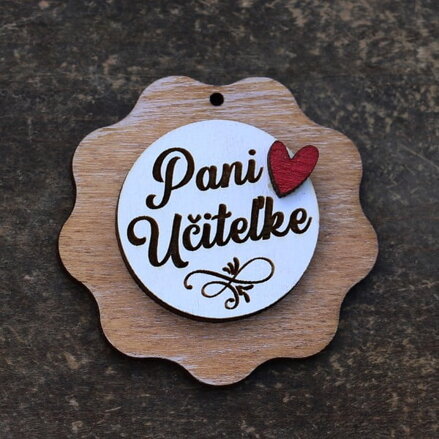 Plaketa pre pani učiteľku - malý kvet