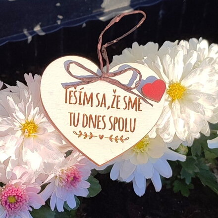 Srdiečko ♥ Teším sa, že sme tu dnes spolu ♥