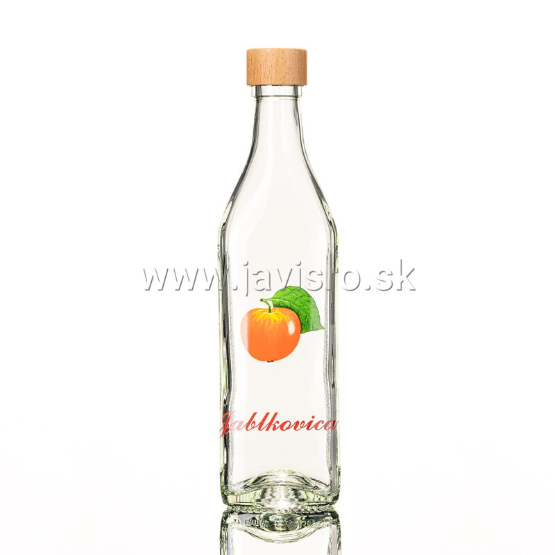 Fľaša Sparflasche 0,5 L s obtlačou ovocia