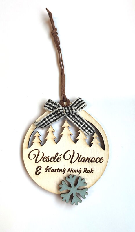 Vianočná plaketa - Veselé Vianoce