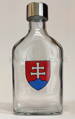 Fľaša Flask 0,2 L s obtiskom slovenského znaku