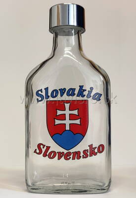 Fľaša Flask 0,2 L s obtiskom Slovensko/Slovakia 