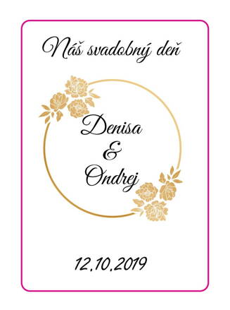 Svadobné etikety na mieru 